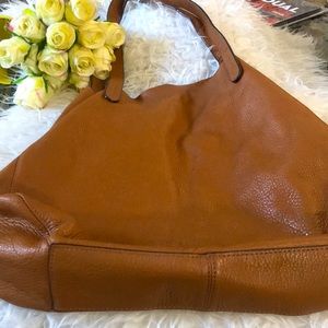 Gap Women's Tan Leather Tote Bag 🔶🔶🔶